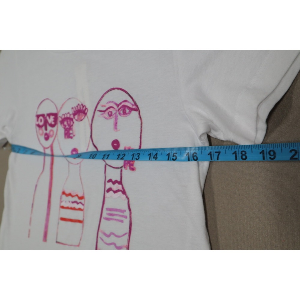Aqua X Kerri Rosenthal Girls' Three Girls Tee - Size XL(14/16) - Picture 4 of 6
